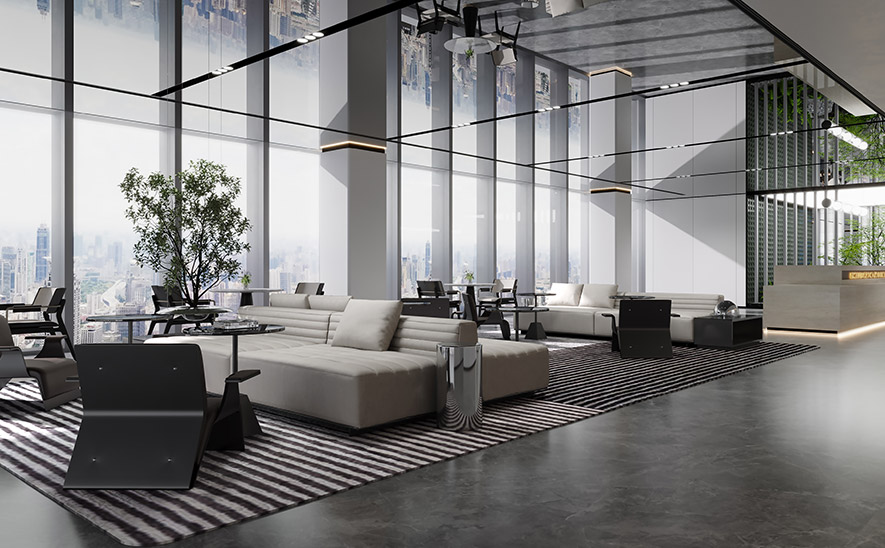 融谷飞达科技园1#和3#办公楼装修设计